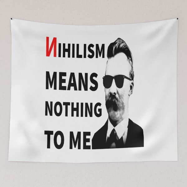 Artikelvorschau, Nihilismus bedeutet nichts für mich - lustige Anti-Nihilismus-Philosophie Nerds Geschenkideen entworfen und verkauft von ASClothDesign.