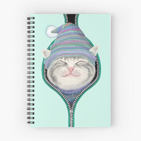 Item preview, Cat in the zip designed and sold by tummeow.