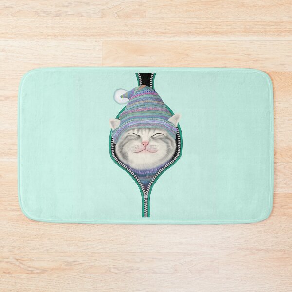 Item preview, Cat in the zip designed and sold by tummeow.
