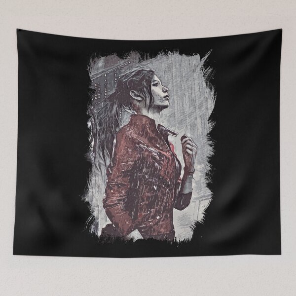 Item preview, CLAIRE / Searching for her brother / Fan Art Abstract Portrait designed and sold by Naumovski.