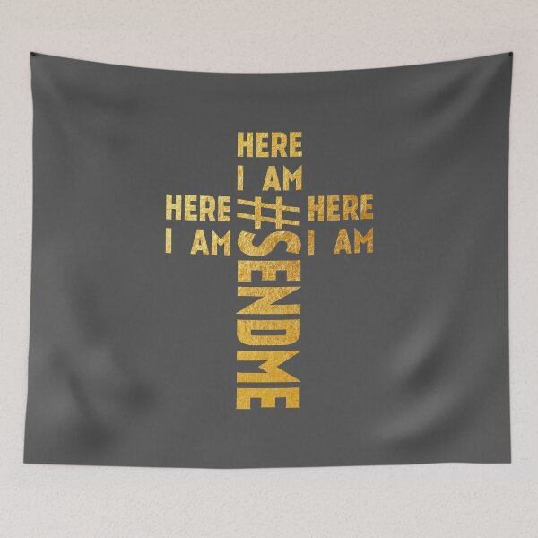 Item preview, Here I Am, Send Me - Gold designed and sold by VermillionOAK.