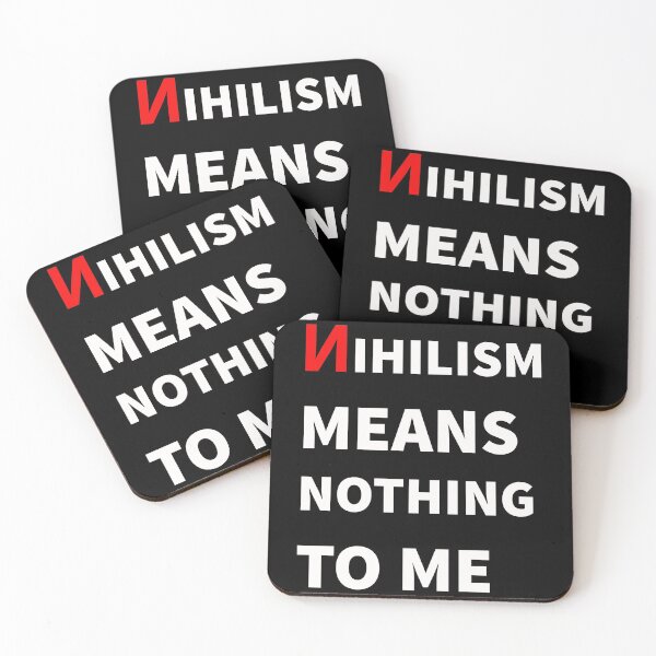Artikelvorschau, Nihilismus bedeutet nichts für mich - lustige Anti-Nihilismus-Philosophie Nerd-Geschenkideen entworfen und verkauft von ASClothDesign.