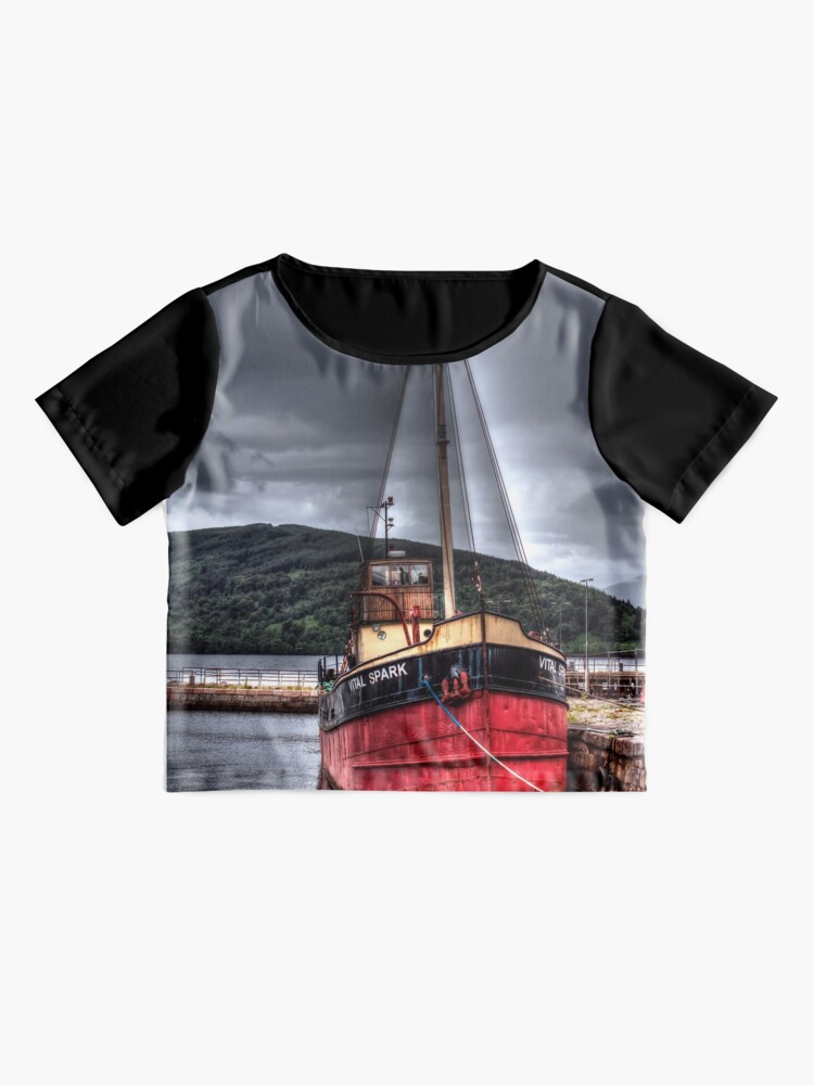 Alternate view of Vital Spark - The Clyde Puffer Chiffon Top