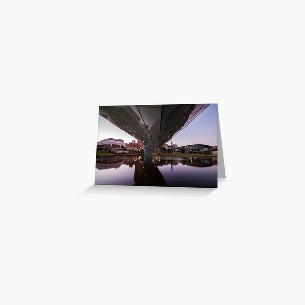 ADELAIDE RIVERBANK PEDESTRIAN BRIDGE Greeting Card