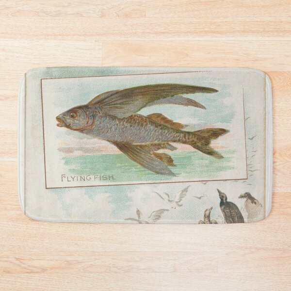 Item preview, Vintage Barbados Flying Fish Illustration (1889) designed and sold by BravuraMedia.