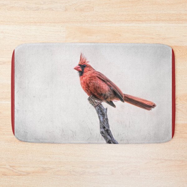 Item preview, Male Northern Cardinal on a Snag designed and sold by Debra Martz.