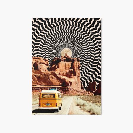Illusionärer Road Trip Galeriedruck