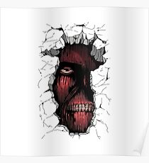 Colossal Titan Peek-a-Boo! Poster