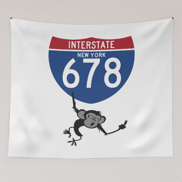 Item preview, Interstate 678 FU Monkey I-678 New York Queens Highway designed and sold by ProjectX23.