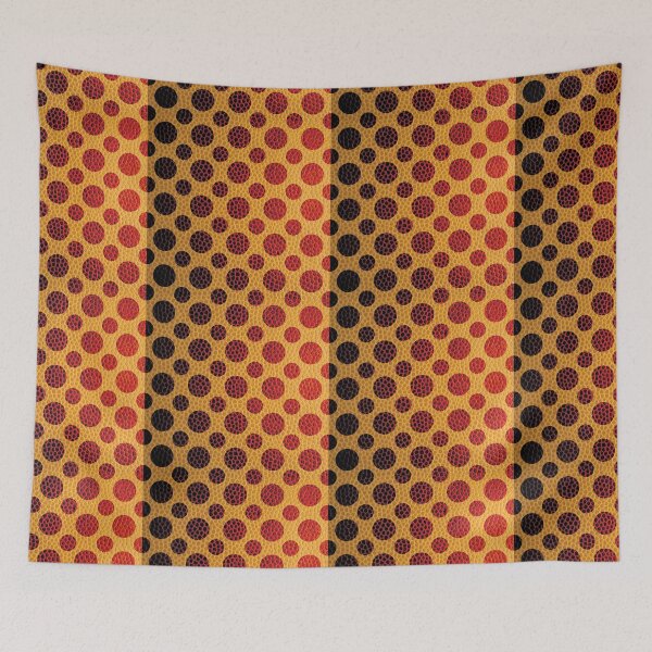 Item preview, Red, Black, and Gold Leather Ladybug Abstract Polka Dot Pattern designed and sold by infinitygrafix.