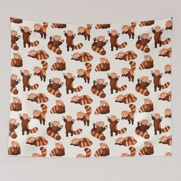 Item preview, Red Panda Pattern designed and sold by Freshdazzle.