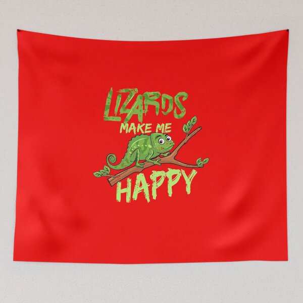 Item preview, Lizards Make Me Happy Gift for Reptile Lovers designed and sold by Hananiah Merch.
