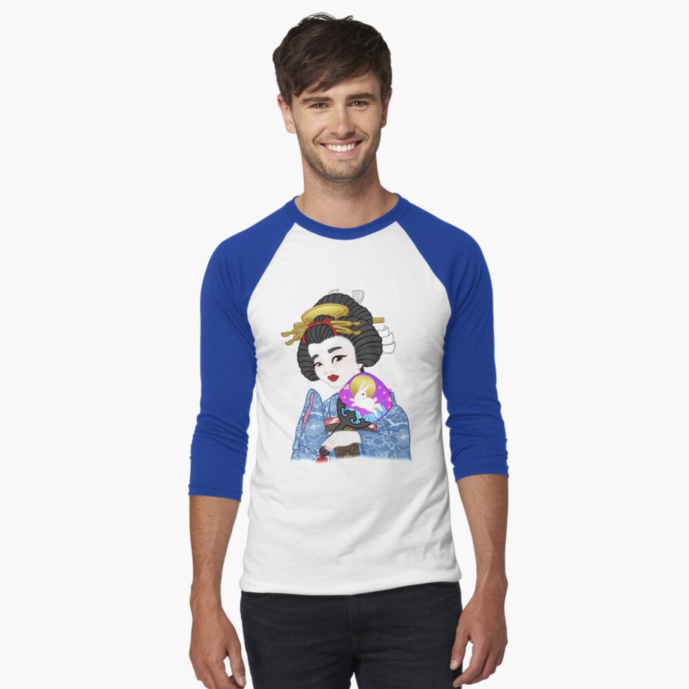 Artikel-Vorschau von Baseballshirt mit 3/4-Arm, designt und verkauft von Marie-Luise.