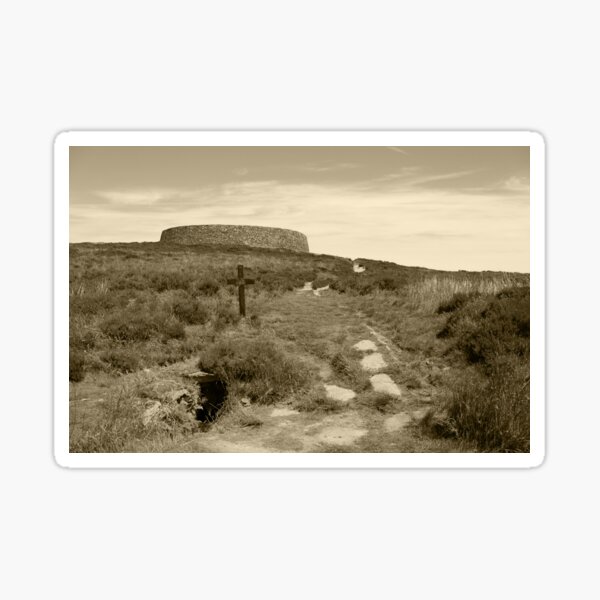Grianan of Aileach in Donegal Tint Sticker