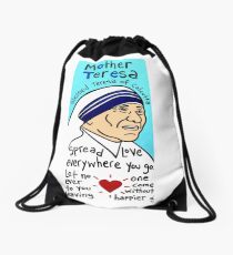 Mutter Teresa religiöse Pop Volkskunst Rucksackbeutel