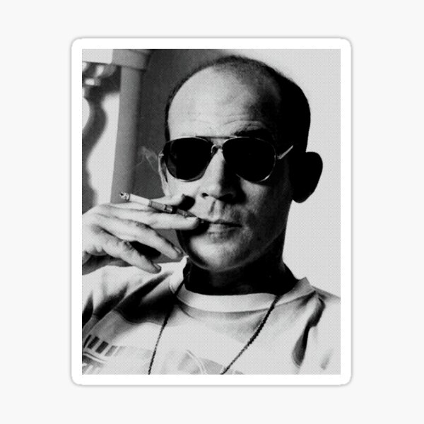 Hunter s Thompson Gonzo Sticker