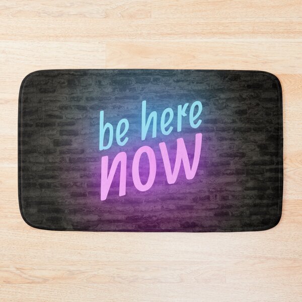 Item preview, Neon Lights - Be Here Now designed and sold by MartineMeeka.