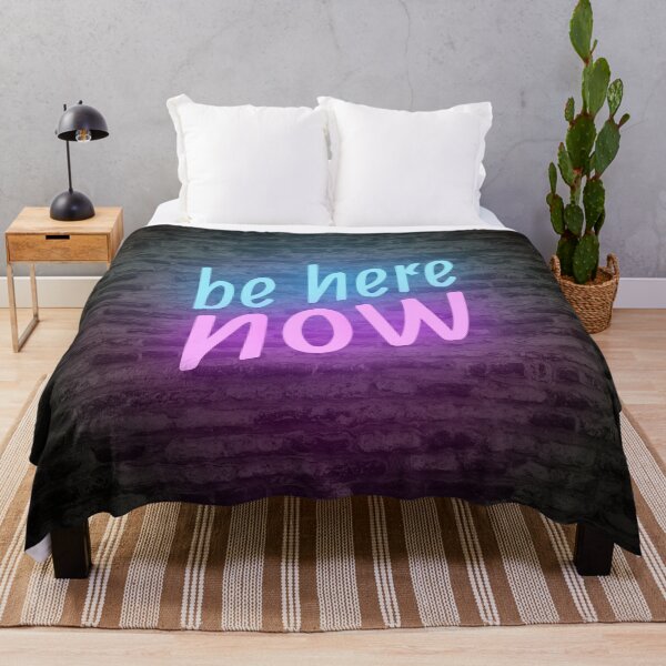 Item preview, Neon Lights - Be Here Now designed and sold by MartineMeeka.