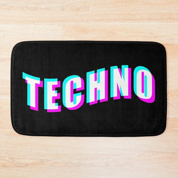 Item preview, 3D Glitched Text - TECHNO designed and sold by MartineMeeka.
