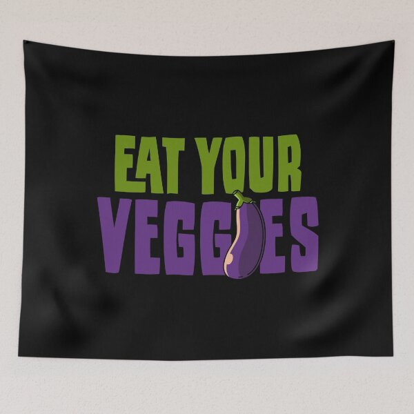 Item preview, Eat Your Veggies Eggplant designed and sold by tonstan.