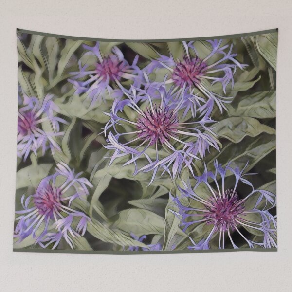Item preview, Garden-Centaurea designed and sold by mmmMiMi.