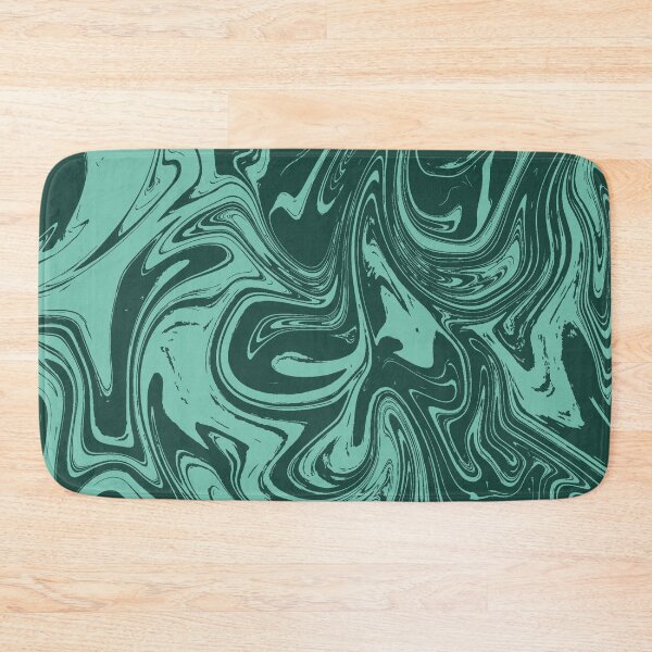 Item preview, Green and Spearmint Marble pattern designed and sold by illidesign.