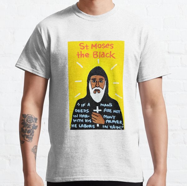 St. Moses the Black Religious Folk Art Classic T-Shirt
