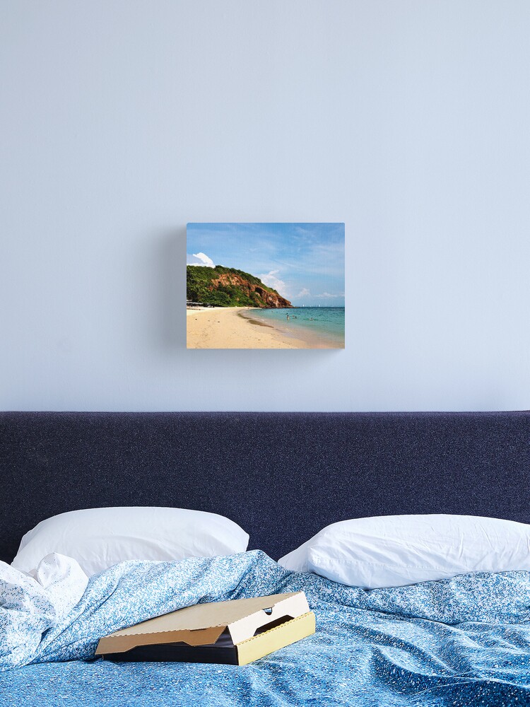 Thumbnail 2 of 3, Canvas Print, Nual beach designed and sold by darren-j-mcleod.
