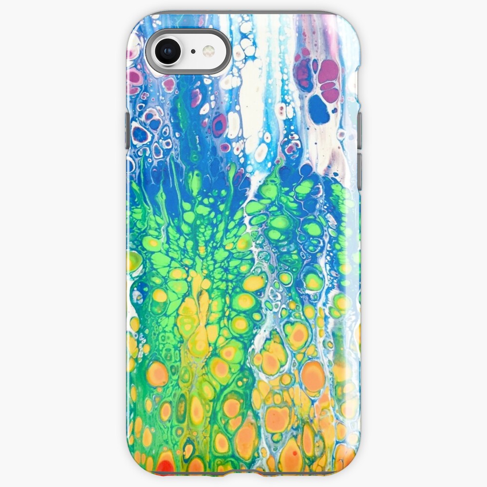 Coque iPhone « Pluie d’Arc-en-Ciel»