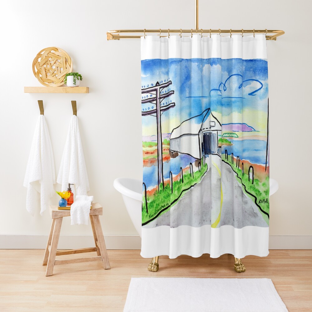 Item preview, Shower Curtain designed and sold by kevinart1.