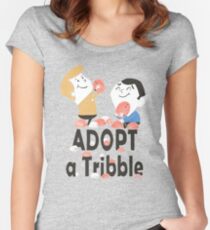 Adopt A Tribble Fitted Scoop T-Shirt