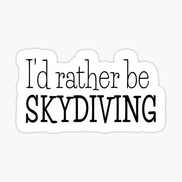 Sky Jumping Stickers Redbubble - urban skydiving pants roblox