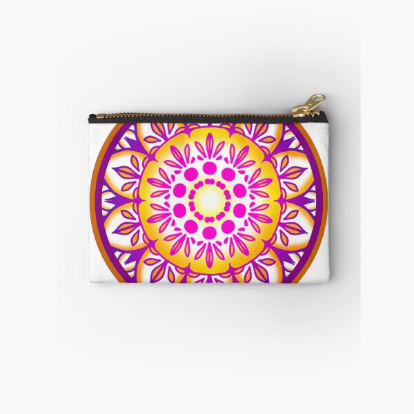 Item preview, Mandala de rosa morado y amarillo sared designed and sold by ColorTime.
