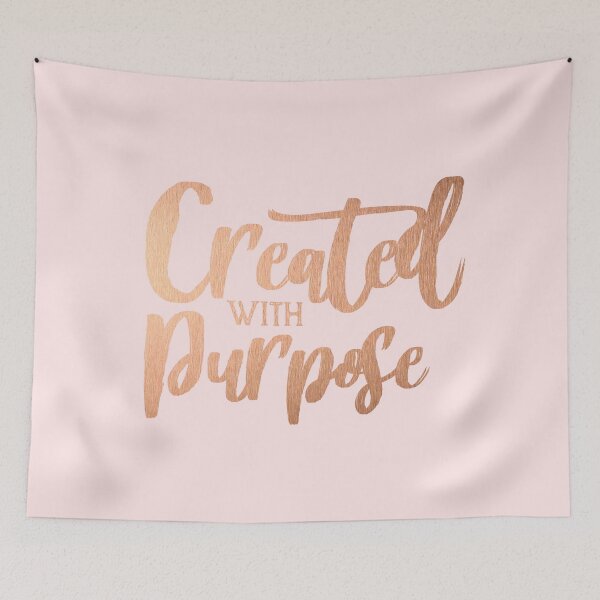Item preview, Created with Purpose - Rose Gold designed and sold by VermillionOAK.