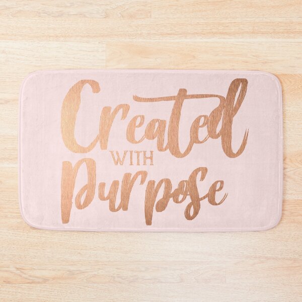 Item preview, Created with Purpose - Rose Gold designed and sold by VermillionOAK.
