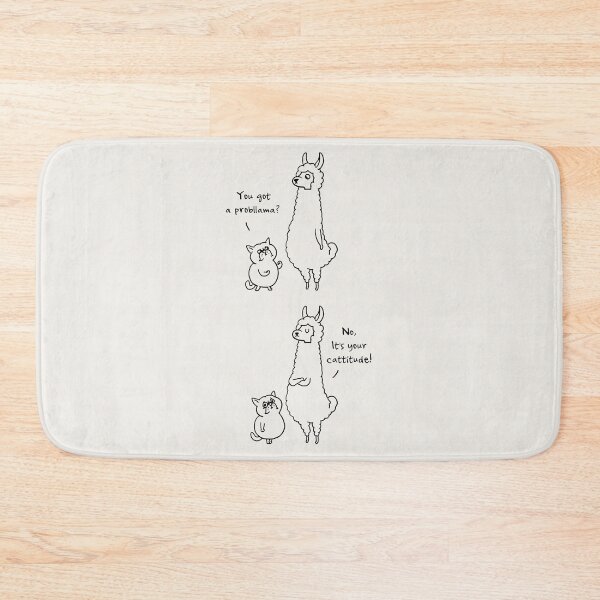 Item preview, Cattitude ProbLlama designed and sold by Huebucket.