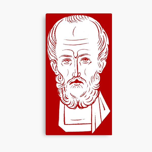 The Face of Santa Claus | St Nicholas of Myra Canvas Print