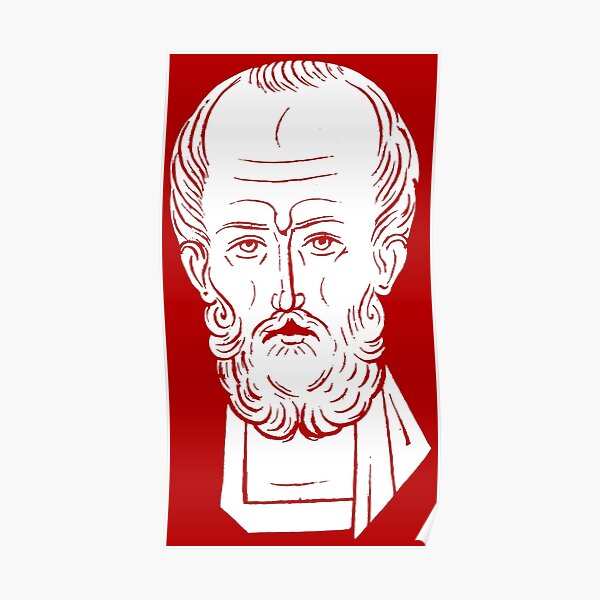 The Face of Santa Claus | St Nicholas of Myra Poster