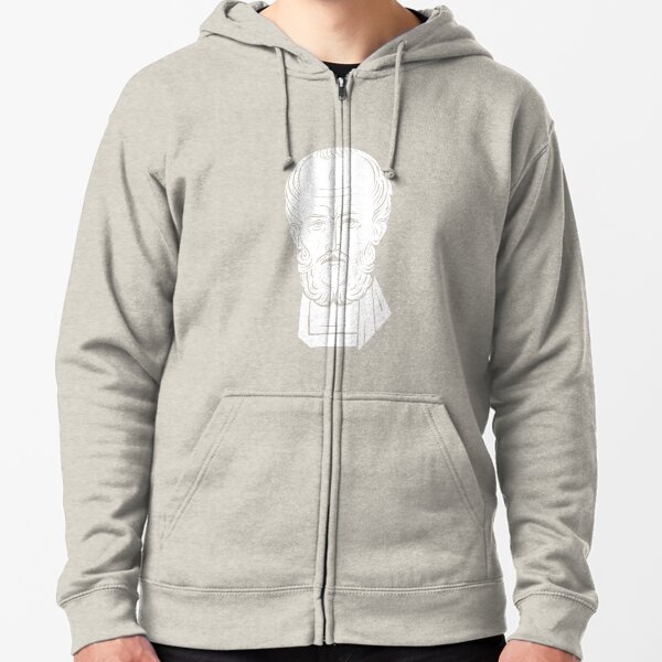 The Face of Santa Claus | St Nicholas of Myra Zipped Hoodie