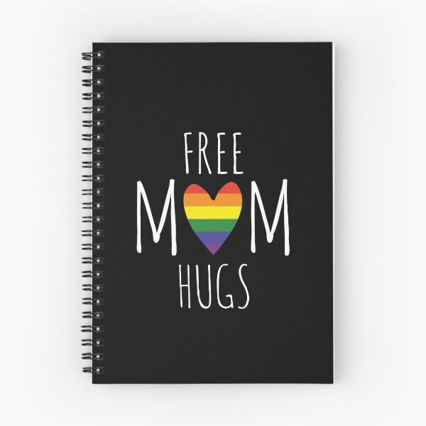 Item preview, Free Mom Hugs LGBT Gay Pride Rainbow Heart Cute Design  designed and sold by alenaz.