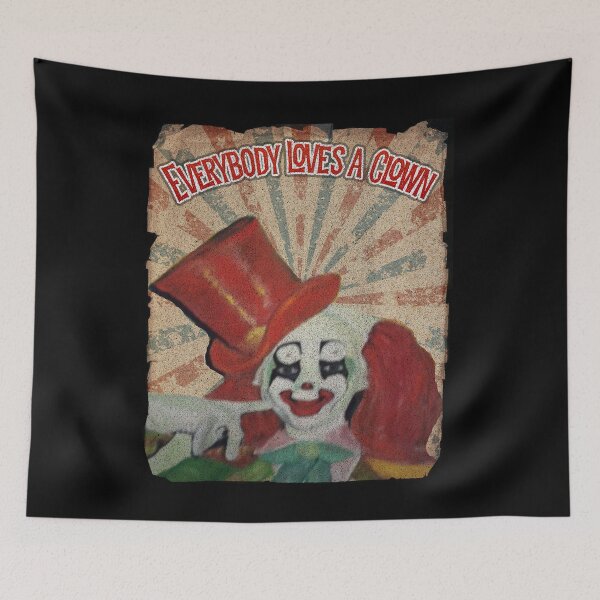 Item preview, Everybody Loves a Clown Creepy Circus Clown Top Hat designed and sold by funnytshirtemp.