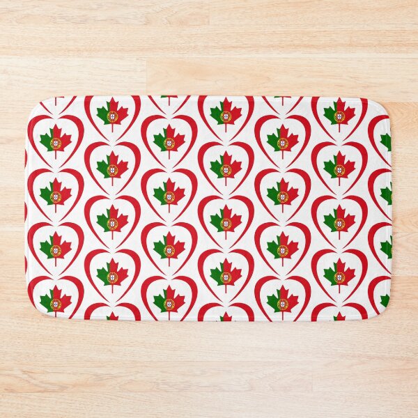 Item preview, Portuguese Canadian Multinational Patriot Flag Series (Heart) designed and sold by Carbon-Fibre Media.