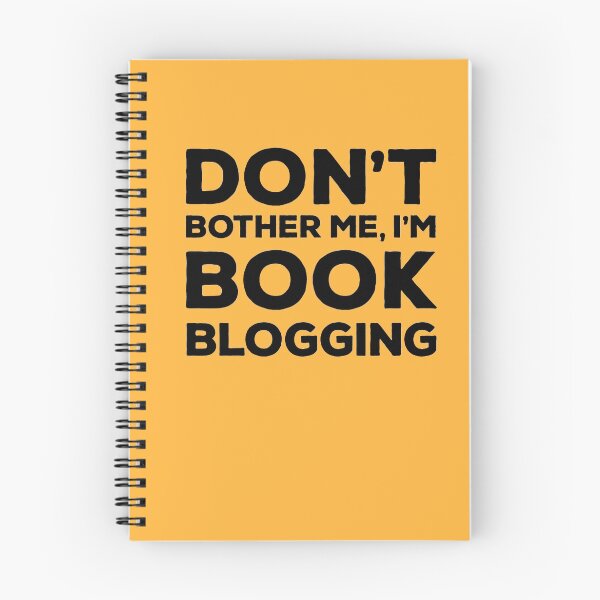 Item preview, Don't Bother Me, I'm Book Blogging - Orange designed and sold by Kitmagic.
