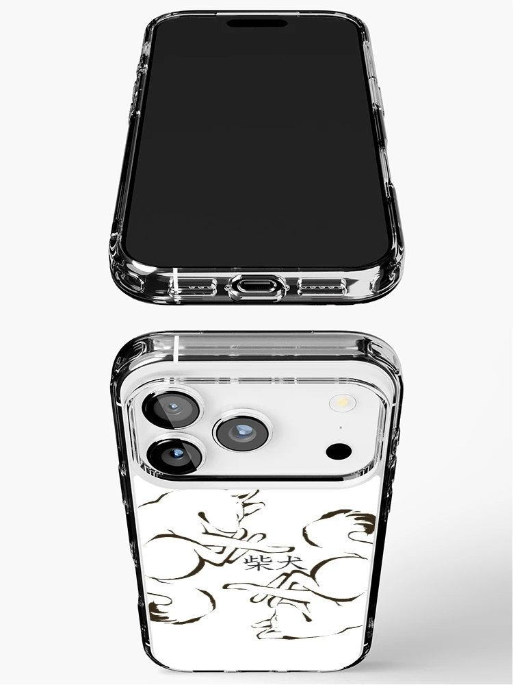 Thumbnail 3 of 5, iPhone Case, Shiba Inu Ink designed and sold by TheGraphics.