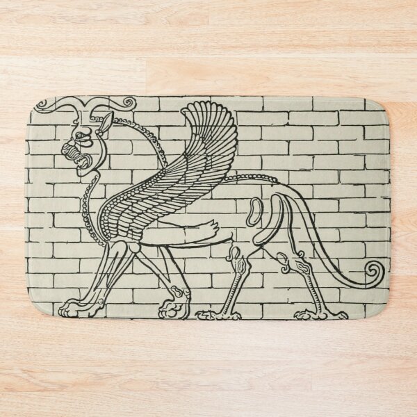 Item preview, Chimera or Manticore illustration designed and sold by Vintage Designs +.