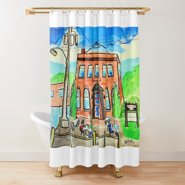 King's Arms Pub Shower Curtain