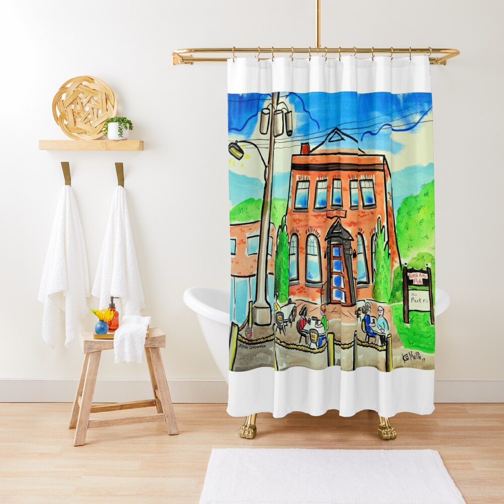 Item preview, Shower Curtain designed and sold by kevinart1.