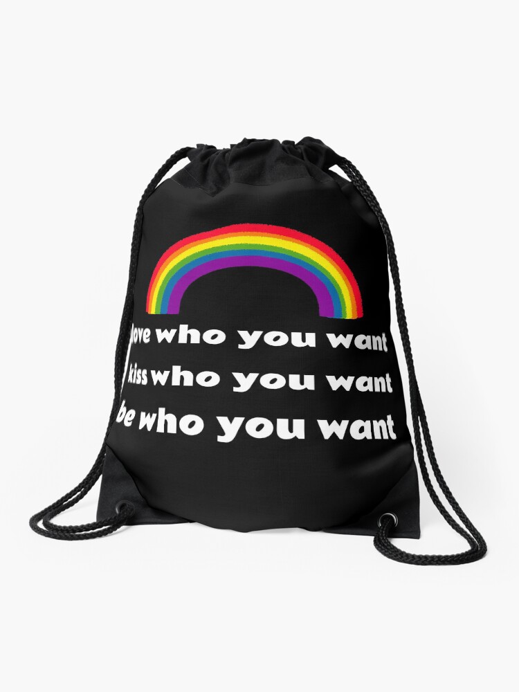 pride drawstring bag