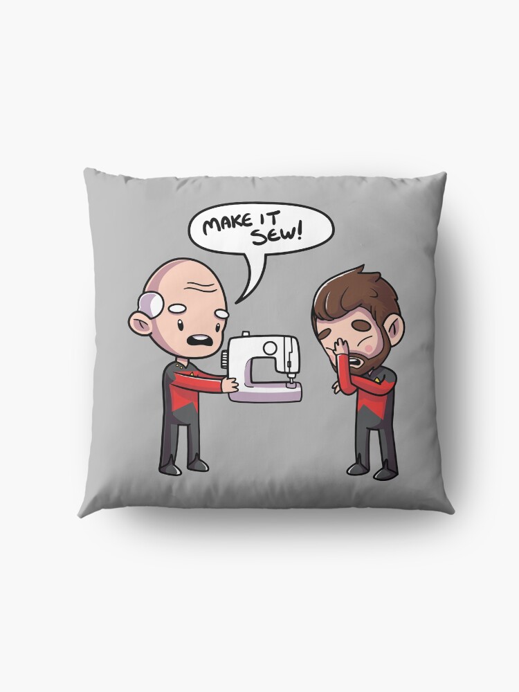 Alternate view of Make It Sew Floor Pillow