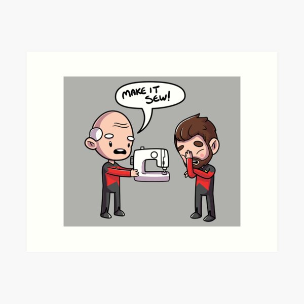 Make It Sew Art Print